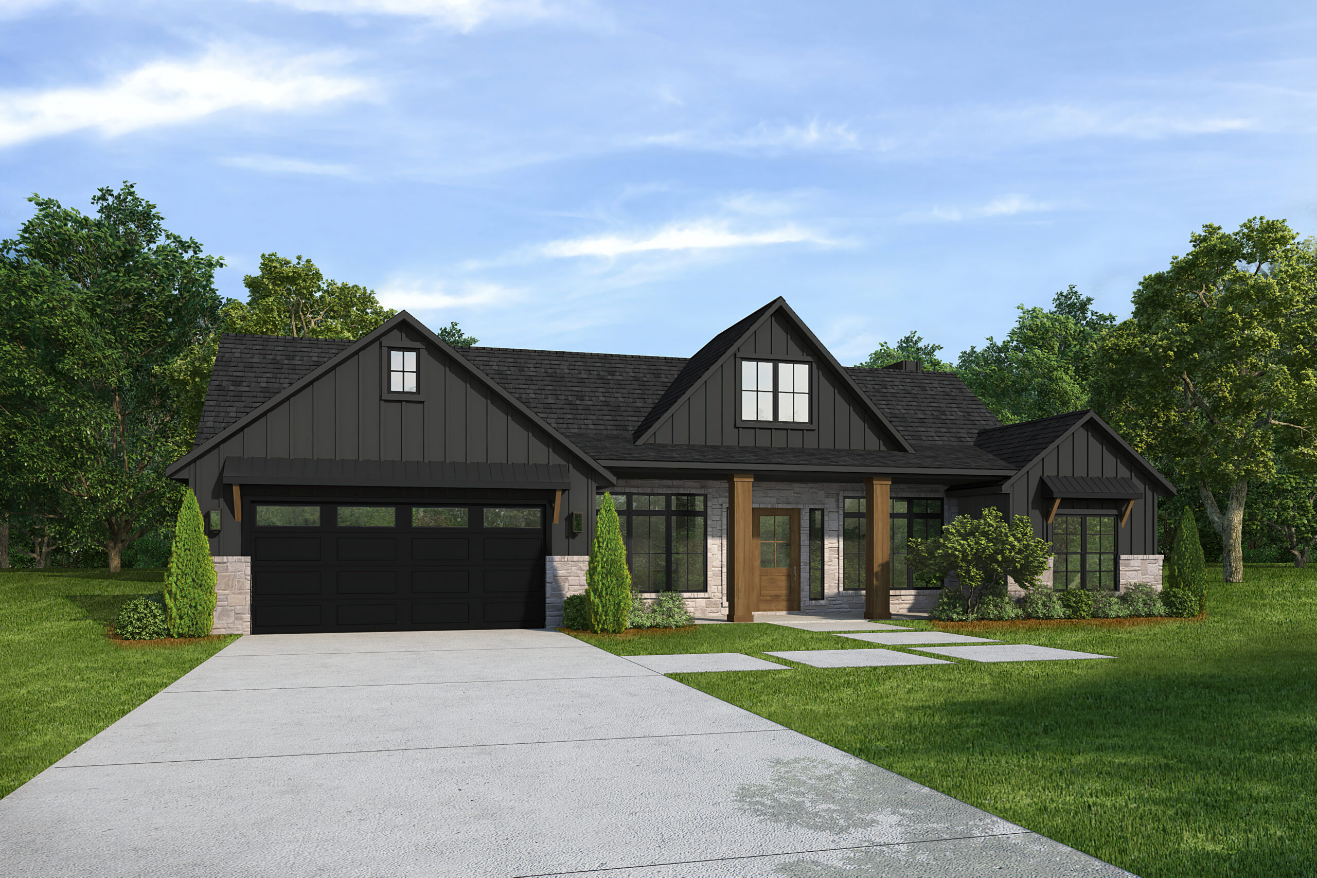 EDIT: Accurate description of this Shaw Co custom home